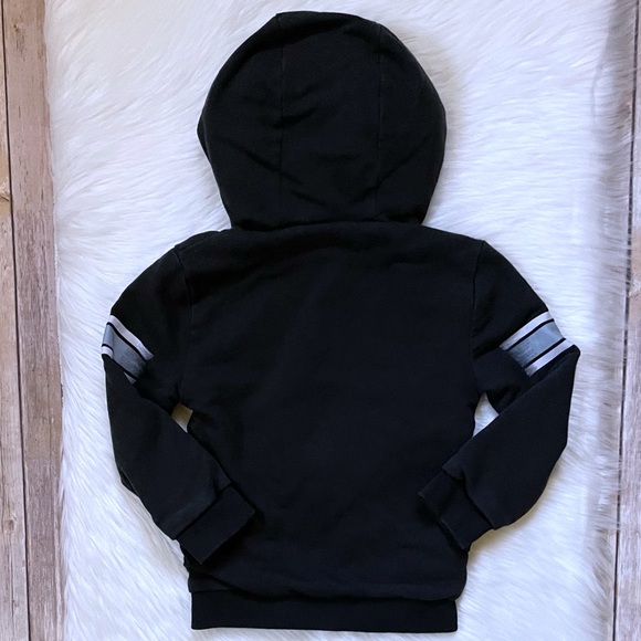 NFL Raiders Kids Full Zip Hoodie That Converts Into A Bear - Picture 5 of 7